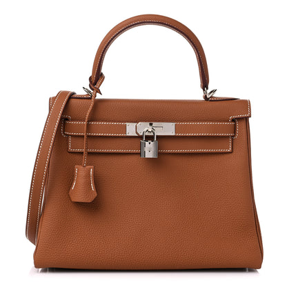 Hermes Togo Kelly Retourne 28 Gold 1 of 11