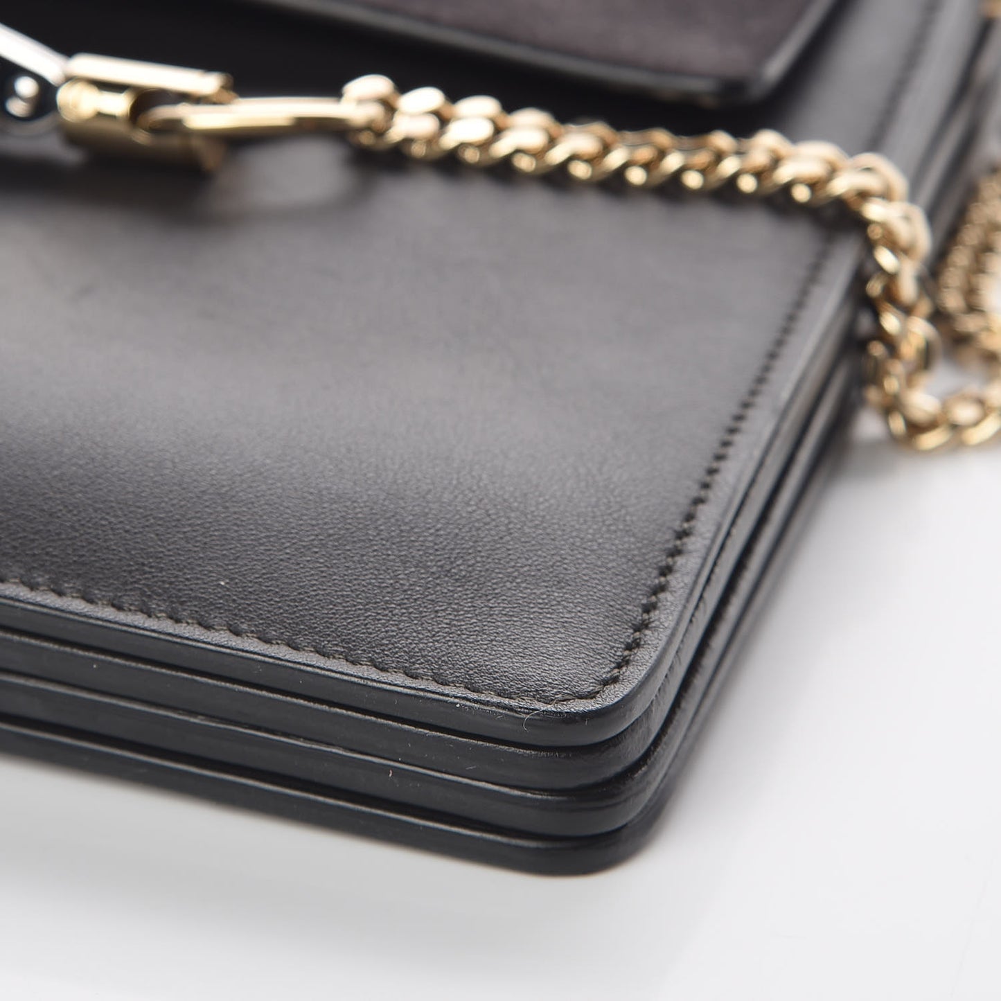 Suede Calfskin Medium Faye Shoulder Bag Carbon Grey