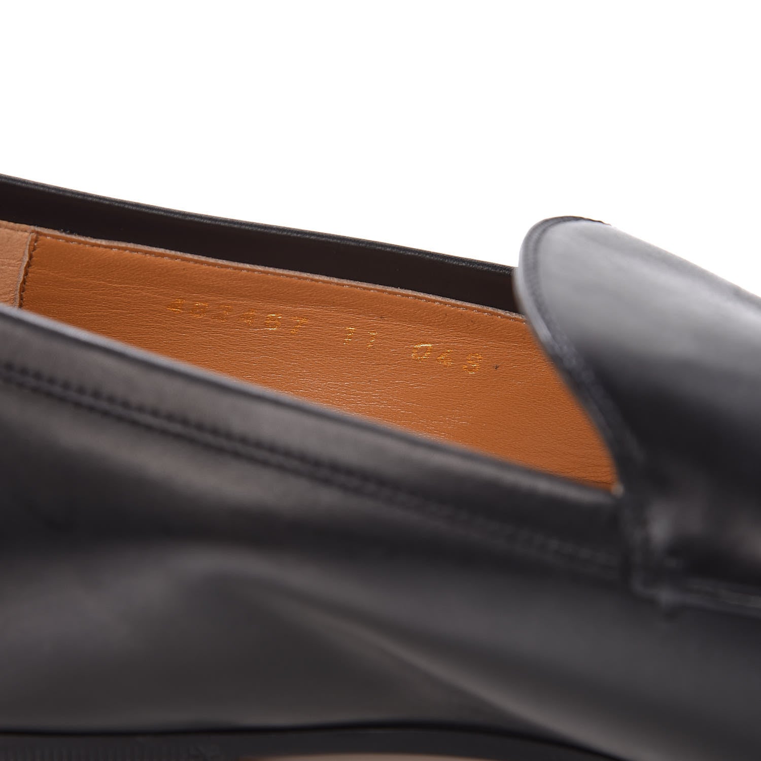Gucci Calfskin Horsebit Mens Jordaan Loafers 11 Black 8 of 11