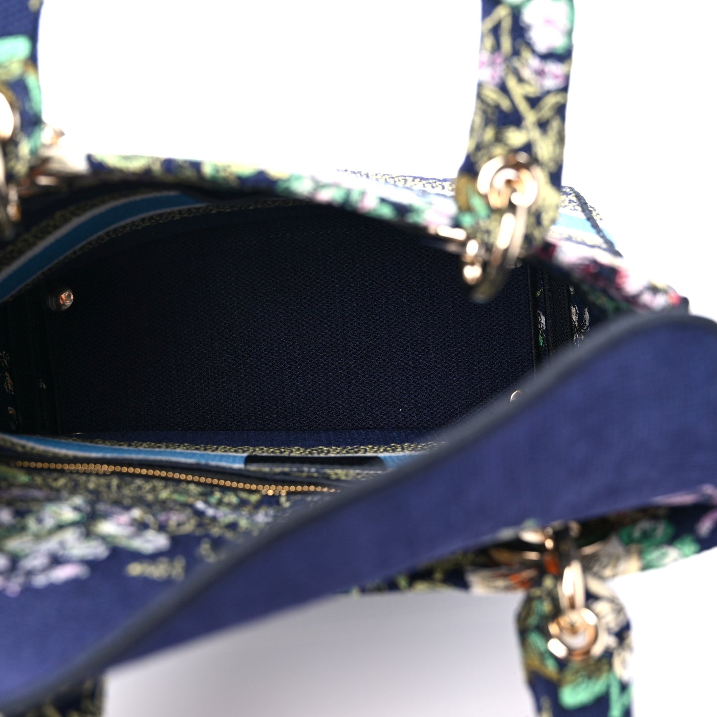 Canvas D-Constellation Embroidered Medium Lady D-Lite Bleu Multicolor