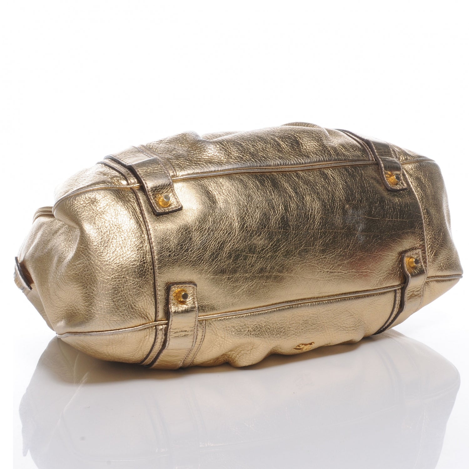 Burberry Leather Ashbury Gold 4 of 8
