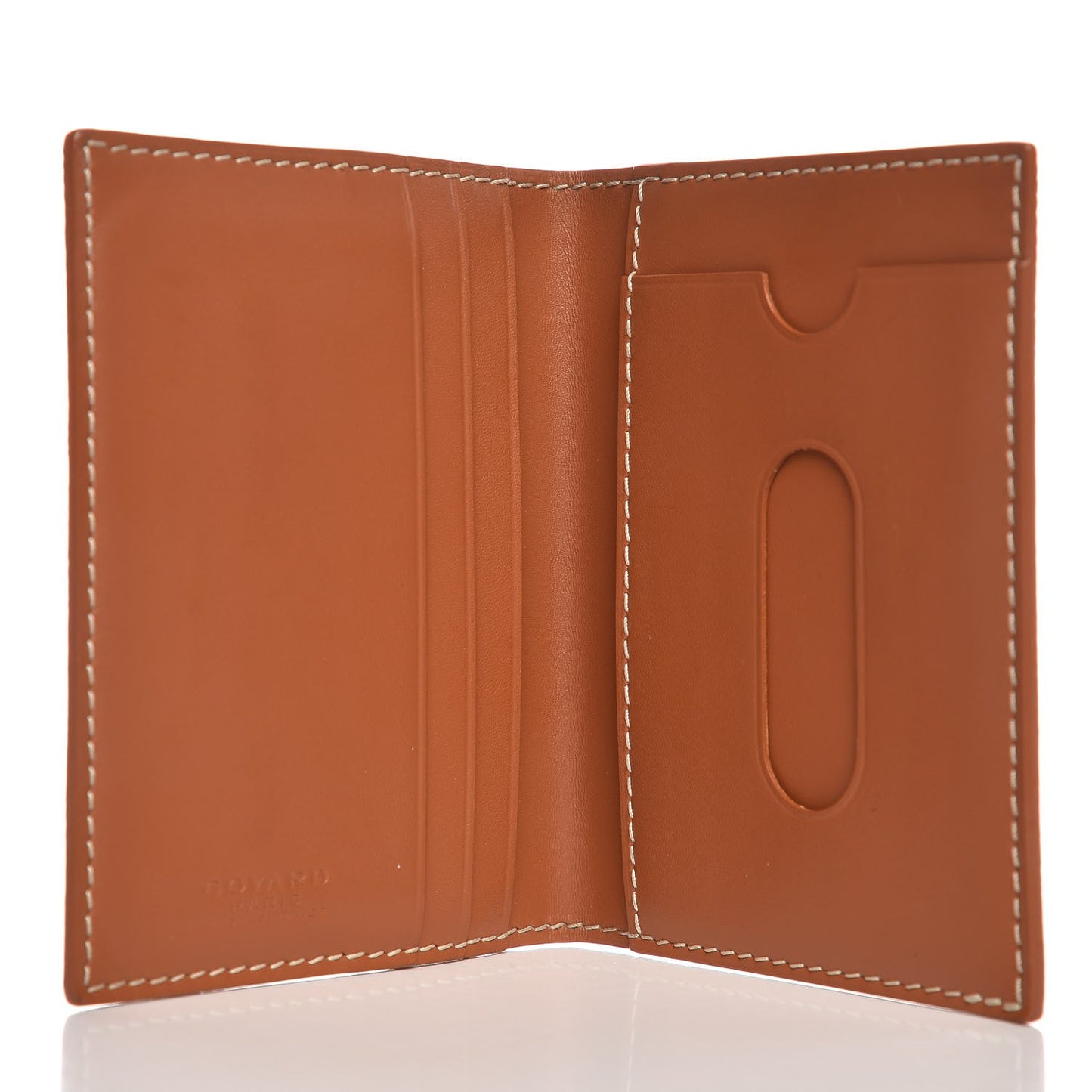 Goyardine Saint Marc Card Holder Black Gold
