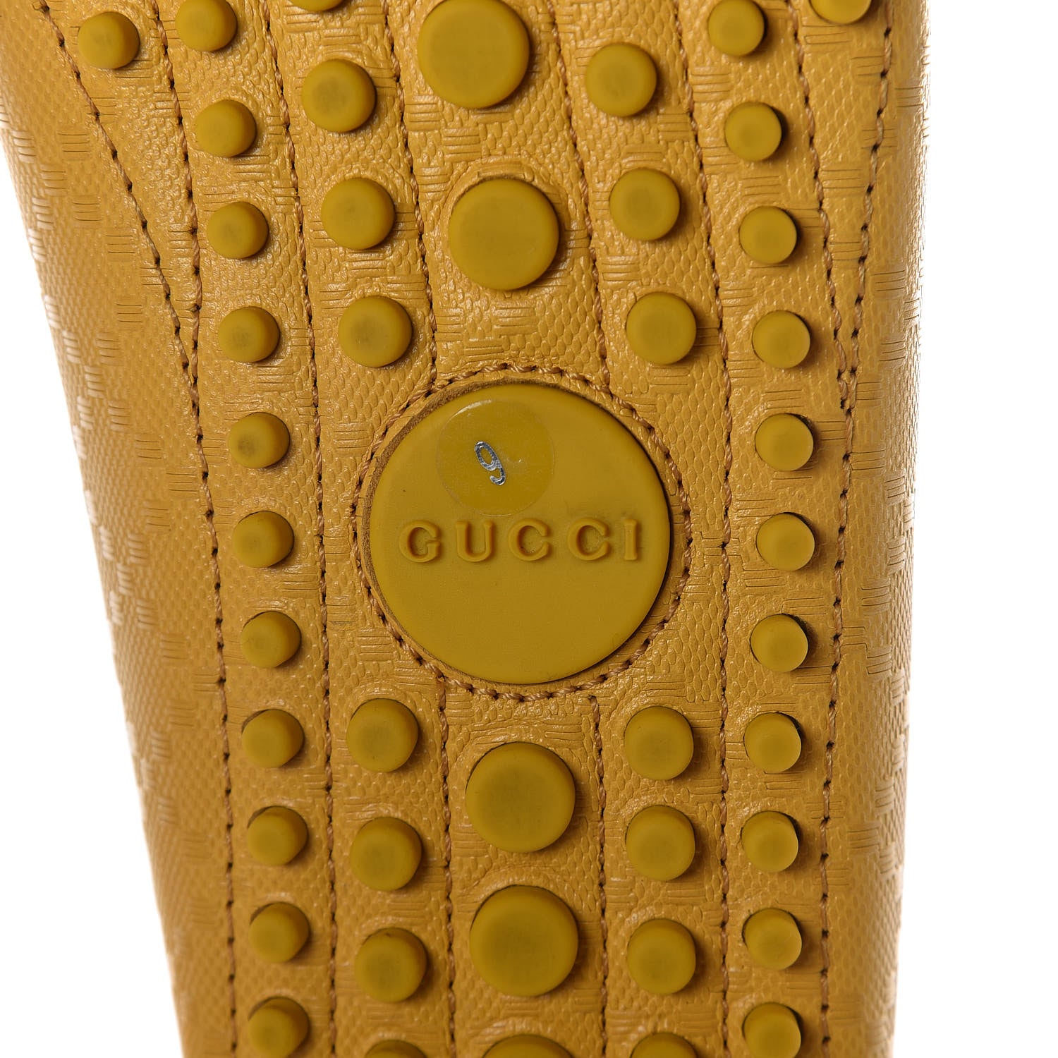 Gucci Bright Diamante Mens Driver Loafers 9 Bumblebee 7 of 7