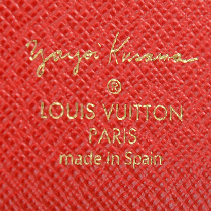 Louis Vuitton Monogram Kusama Town Small Ring Agenda Cover Red 4 of 6