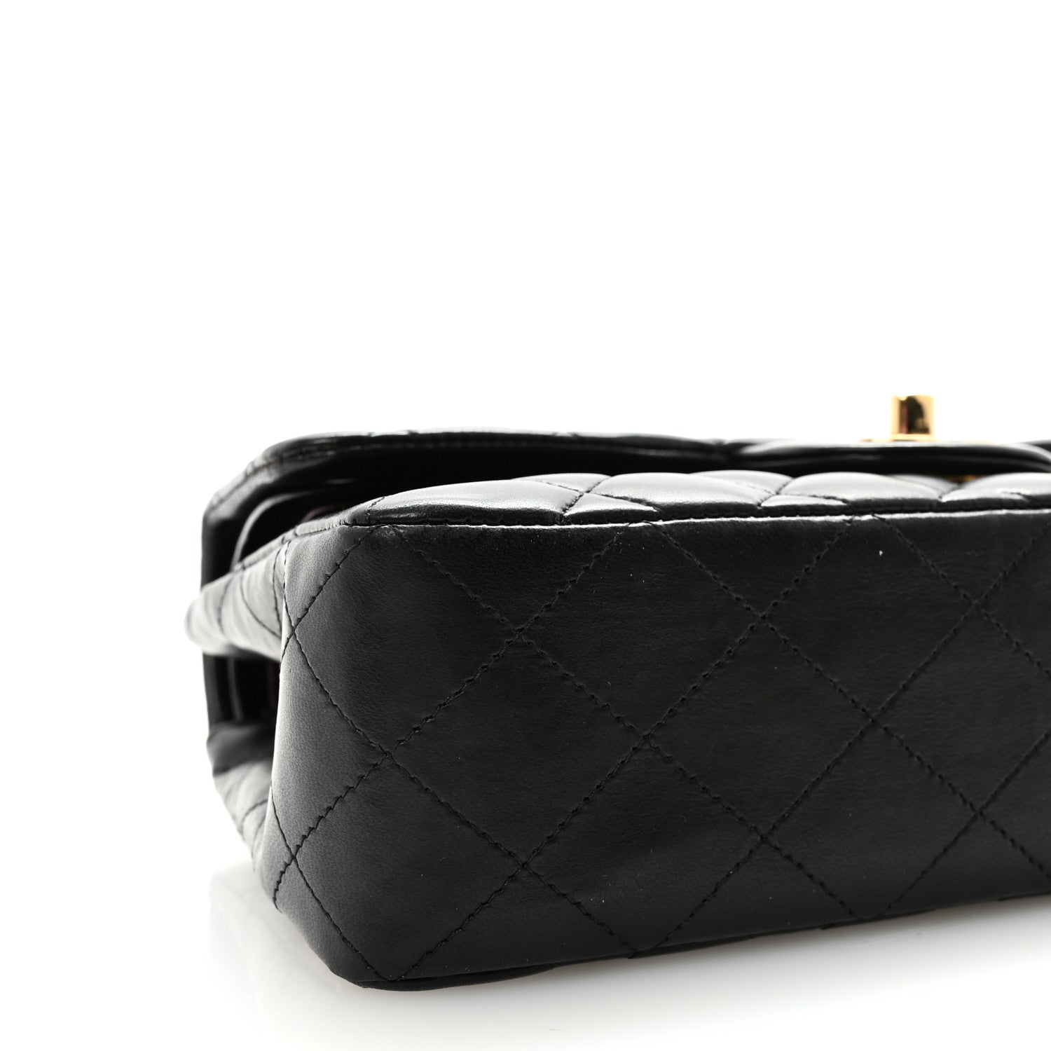 Chanel Lambskin Quilted Small Double Flap Black 9 of 10
