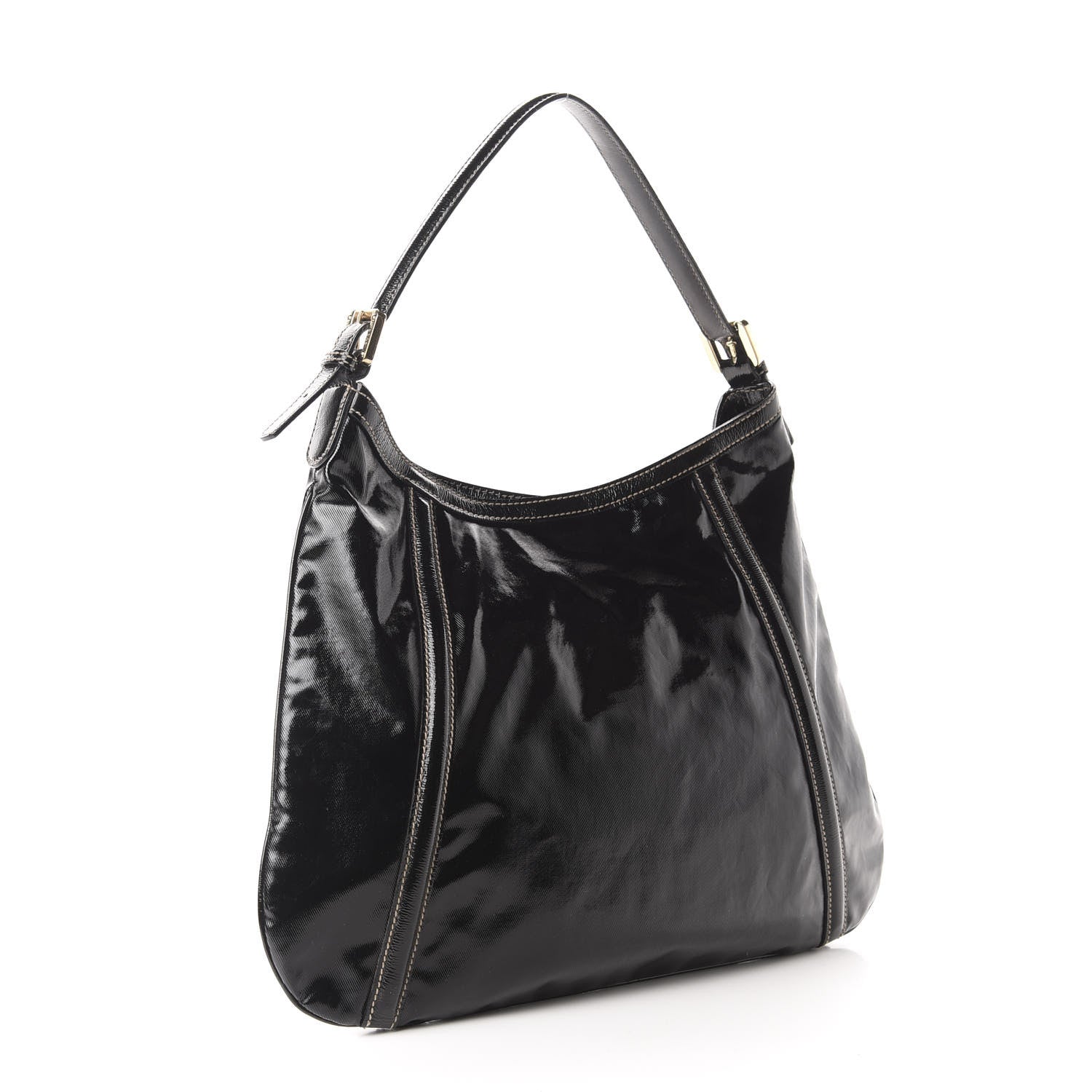 Gucci Dialux Medium Britt Shoulder Bag Black 3 of 10
