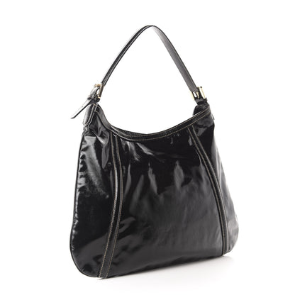 Gucci Dialux Medium Britt Shoulder Bag Black 3 of 10