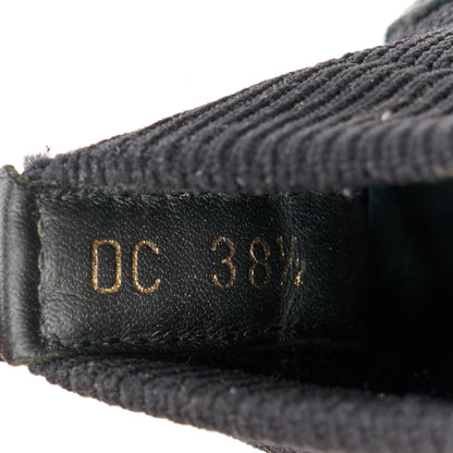 Christian Dior Technical Knit Calfskin Womens Walk'N'Dior High Top Sneaker 38.5 Black 9 of 10