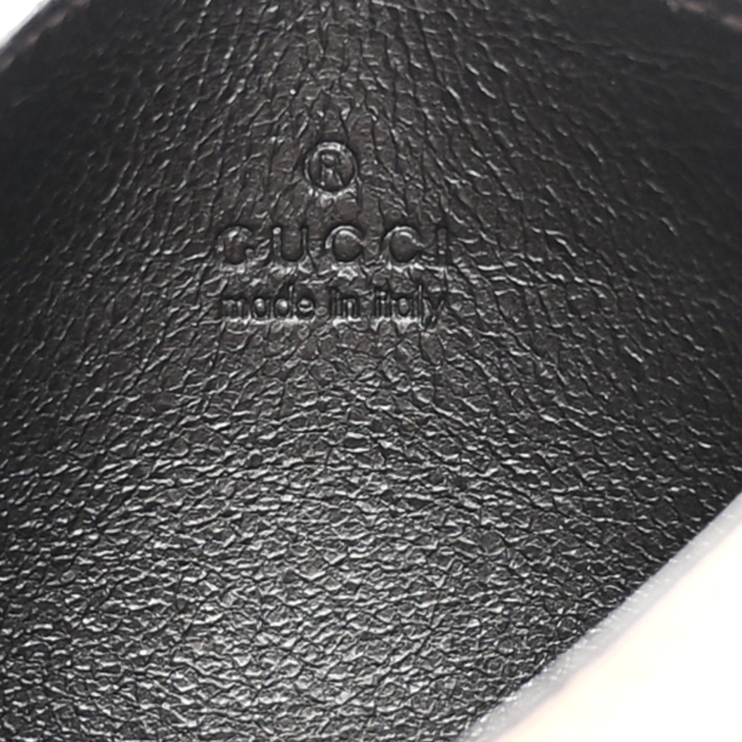 Guccissima Card Holder White