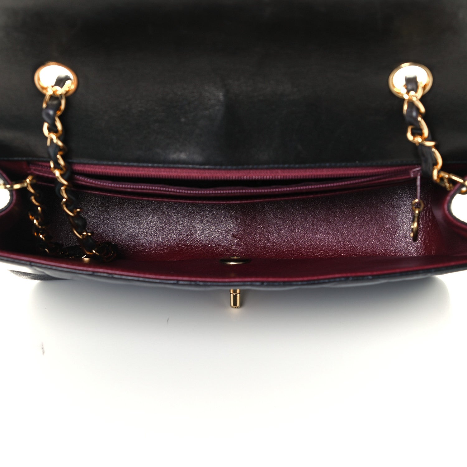 Chanel Lambskin Quilted Small Single Flap Black 4 of 9