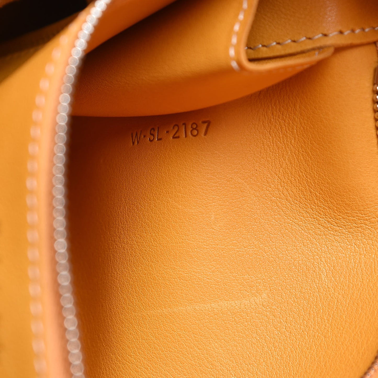 Soft Bare Calfskin Medium Big Bag Dark Yellow