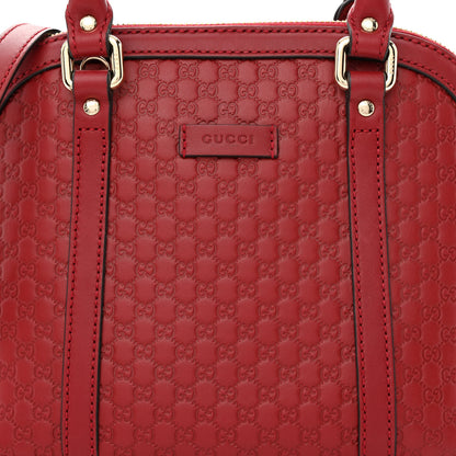 Gucci Soft Microguccissima Mini Dome Bag Rosso 8 of 11