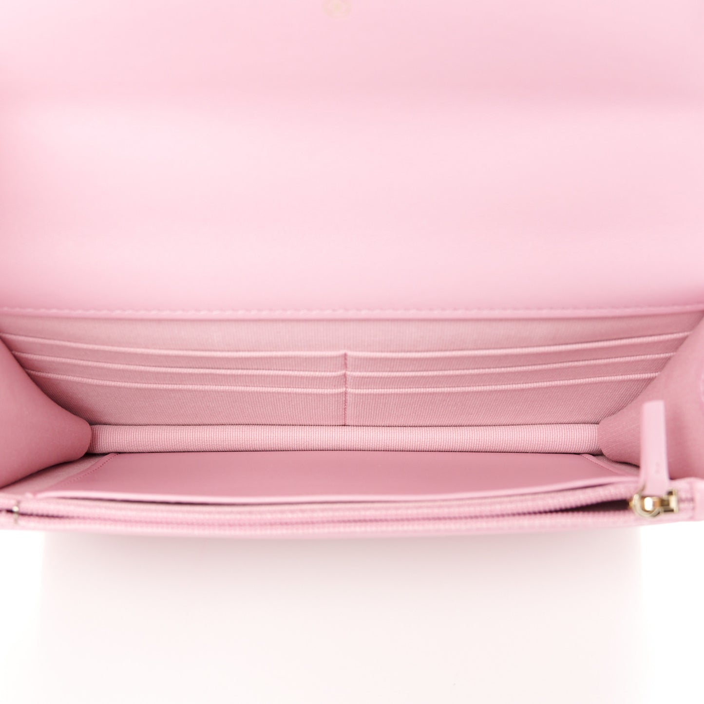 Lambskin Quilted Chanel 19 Wallet On Chain WOC Pink
