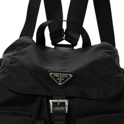 Prada Nylon Vela Medium Backpack Black 8 of 10
