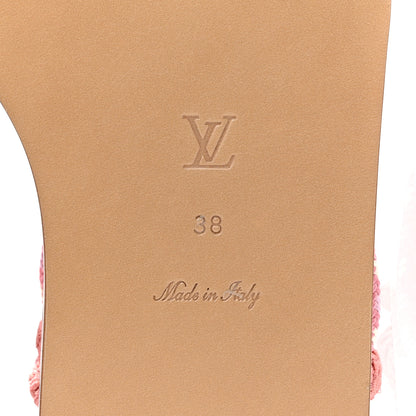 Louis Vuitton Fabric Maia Rope Flat Sandal 38 Rose Clair 7 of 7