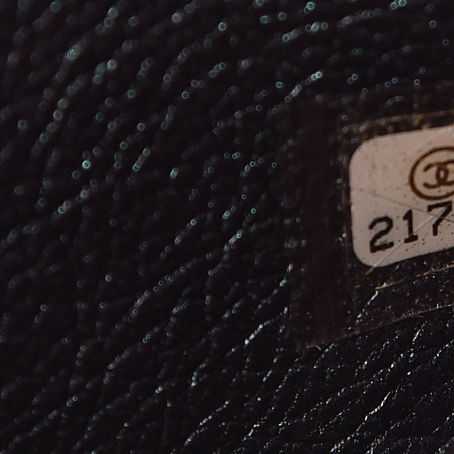 Chanel Iridescent Goatskin Quilted Small Zip Around Wallet Purple 8 of 9