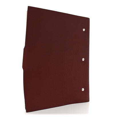 Hermes Togo Ulysse GM Notebook Cover Rouge H 3 of 6