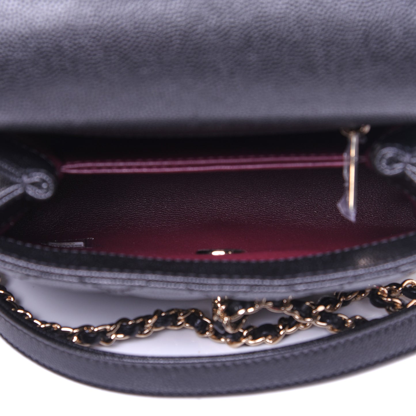 Caviar Quilted Extra Mini Coco Handle Flap Black