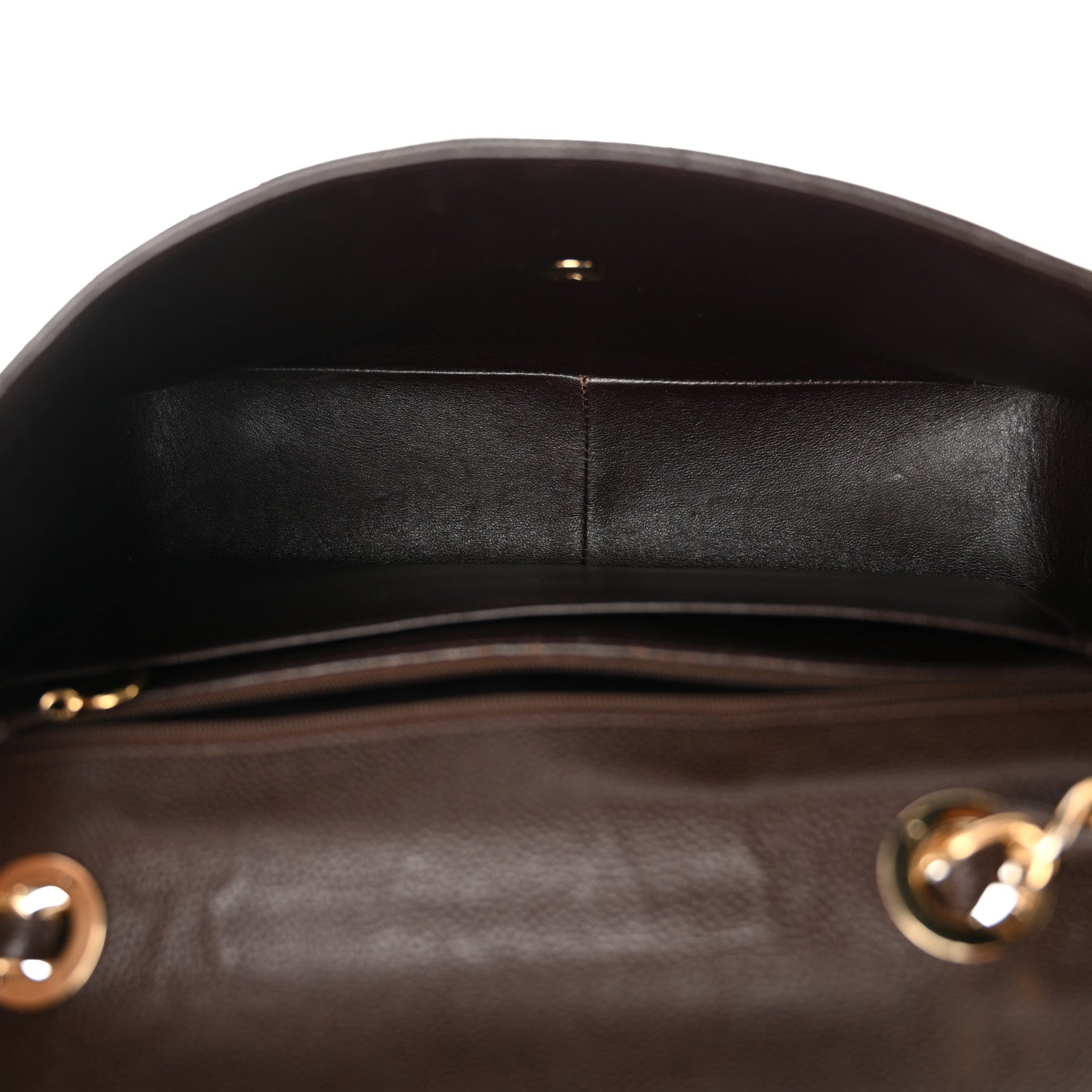 Chanel Caviar Quilted Jumbo Single Flap Brown 5 of 18