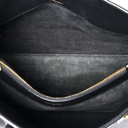 Saint Laurent Grained Calfskin Small Supple Sac De Jour Black 5 of 10