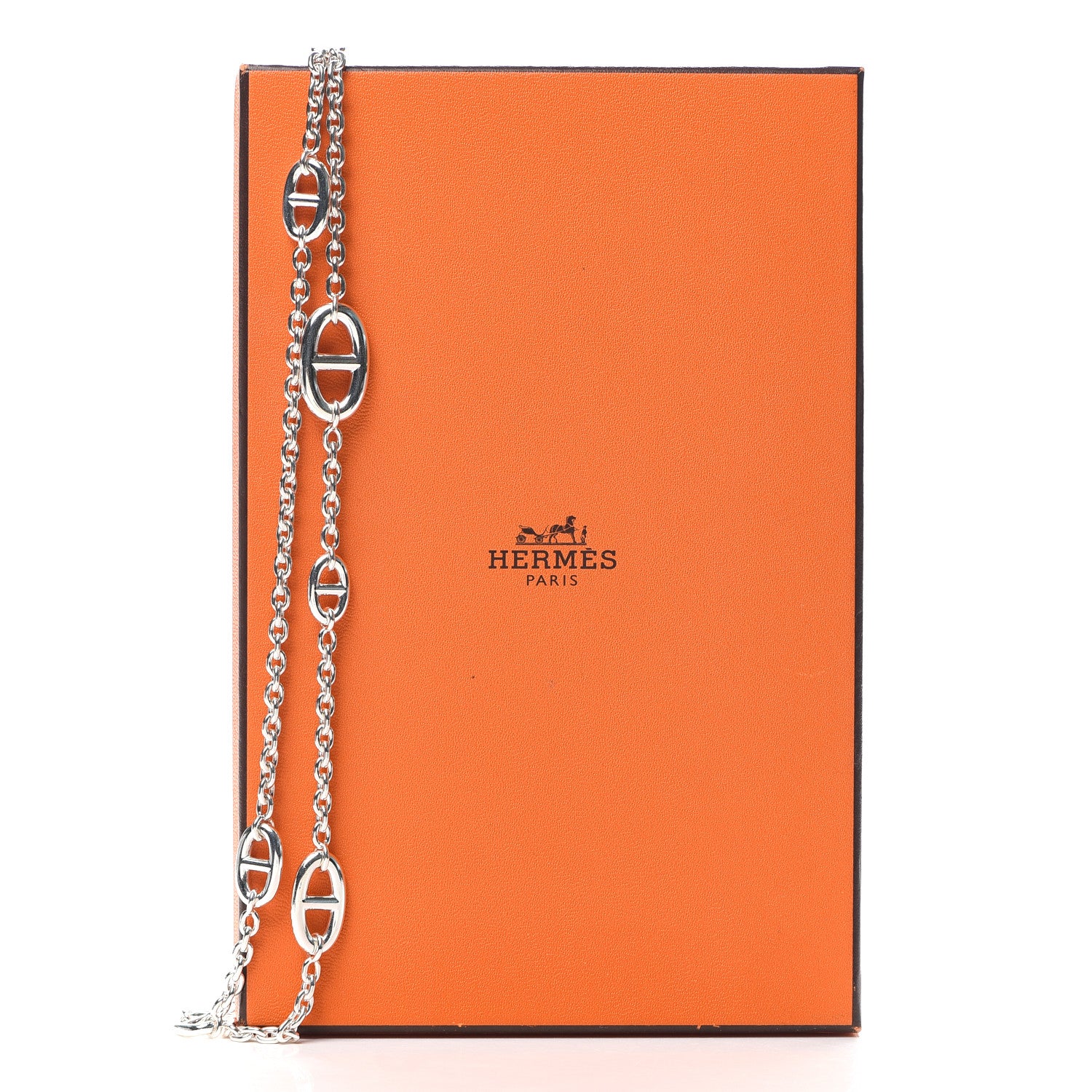 Hermes Sterling Silver Farandole Necklace 120 5 of 5