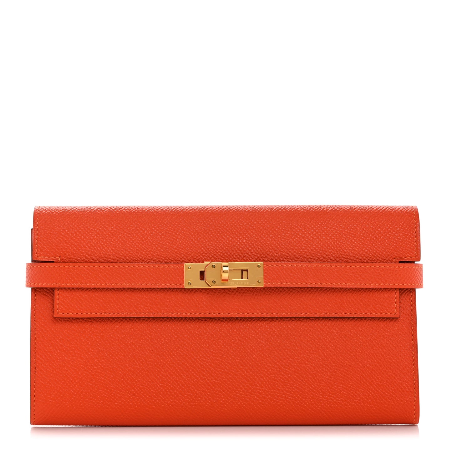 Epsom Kelly Longue Wallet Orange