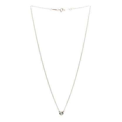 Tiffany 18K Rose Gold Diamond .17ct Elsa Peretti Diamonds by the Yard Pendant Necklace 2 of 7