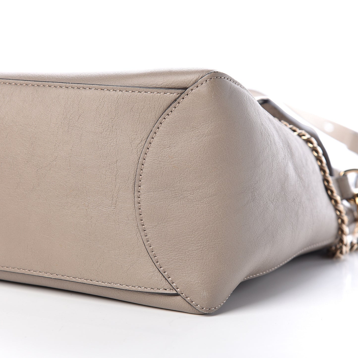 Calfskin Medium Faye Day Shoulder Bag Motty Grey