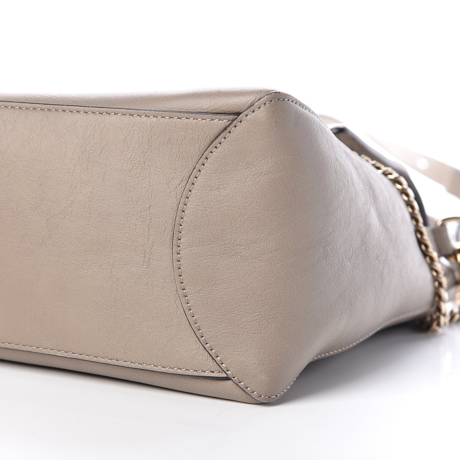 Chloe Calfskin Medium Faye Day Shoulder Bag Motty Grey 6 of 10