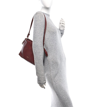 Loewe Mellow Nappa Medium Donut Chain Flamenco Knot Clutch Syrup 2 of 10