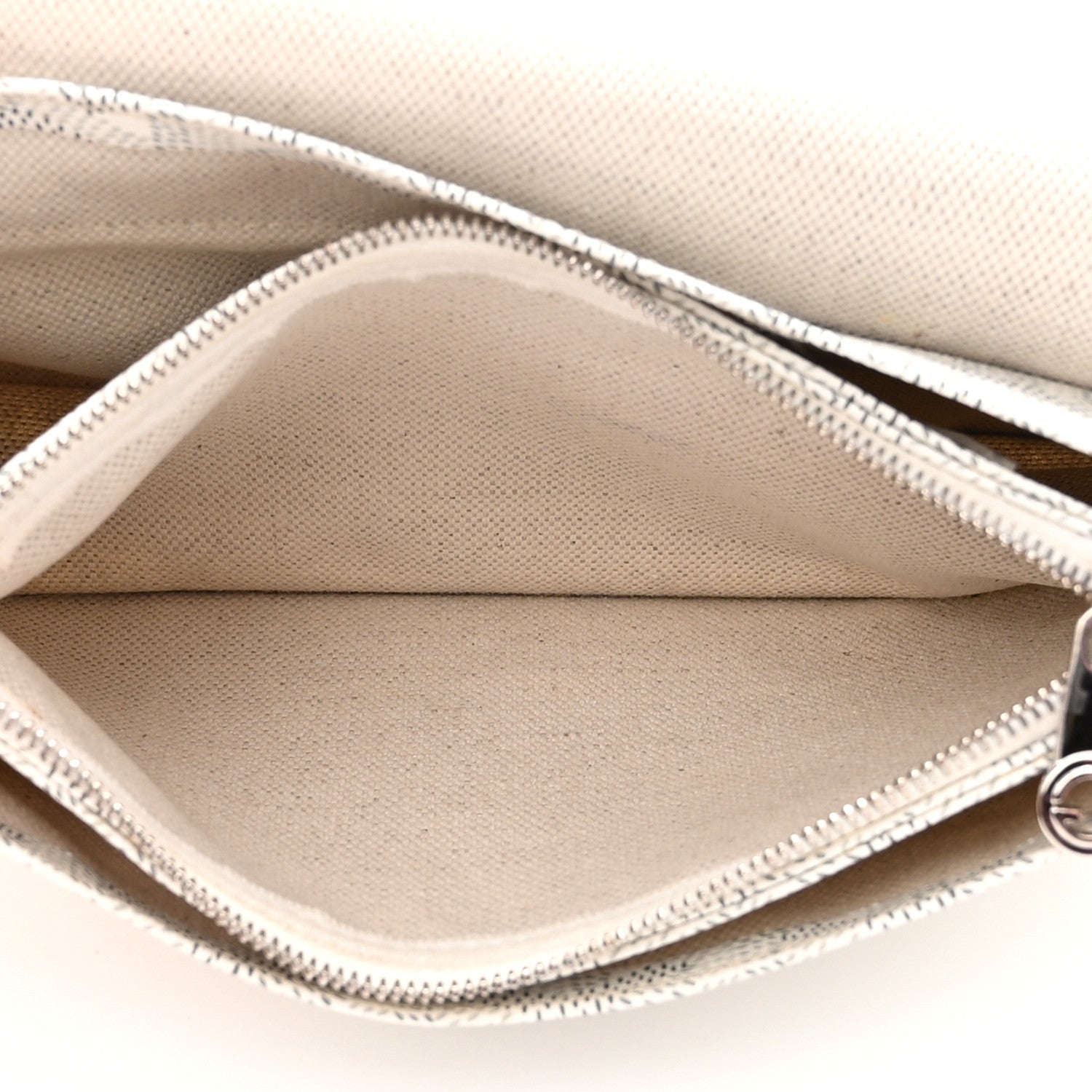 Goyard Goyardine Plumet Wallet Clutch White 8 of 21