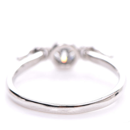 Tiffany Platinum Diamond Elsa Peretti Swan Ring 5.25 5 of 5
