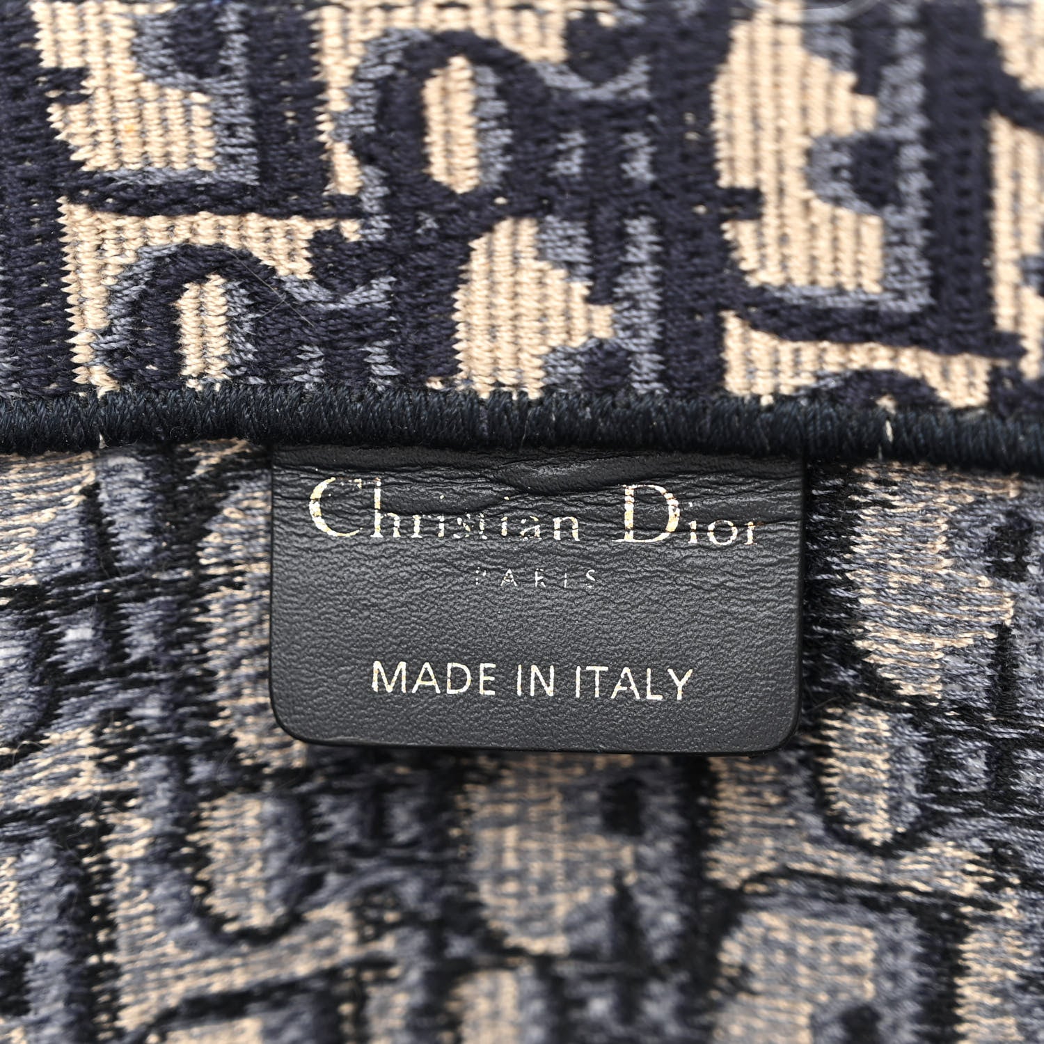 Christian Dior Oblique Medium Book Tote Blue Multicolor 6 of 14