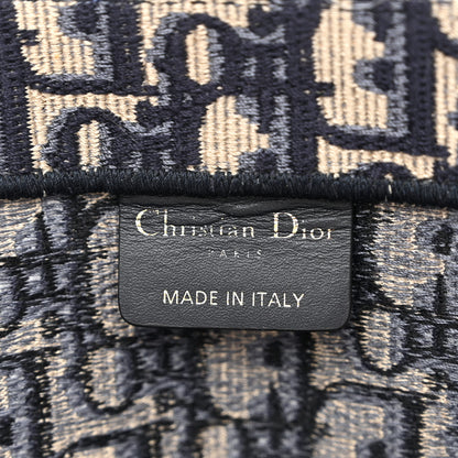 Christian Dior Oblique Medium Book Tote Blue Multicolor 6 of 14