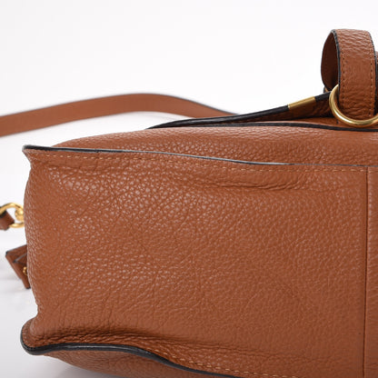 Chloe Calfskin Medium Marcie Satchel Tan 12 of 13