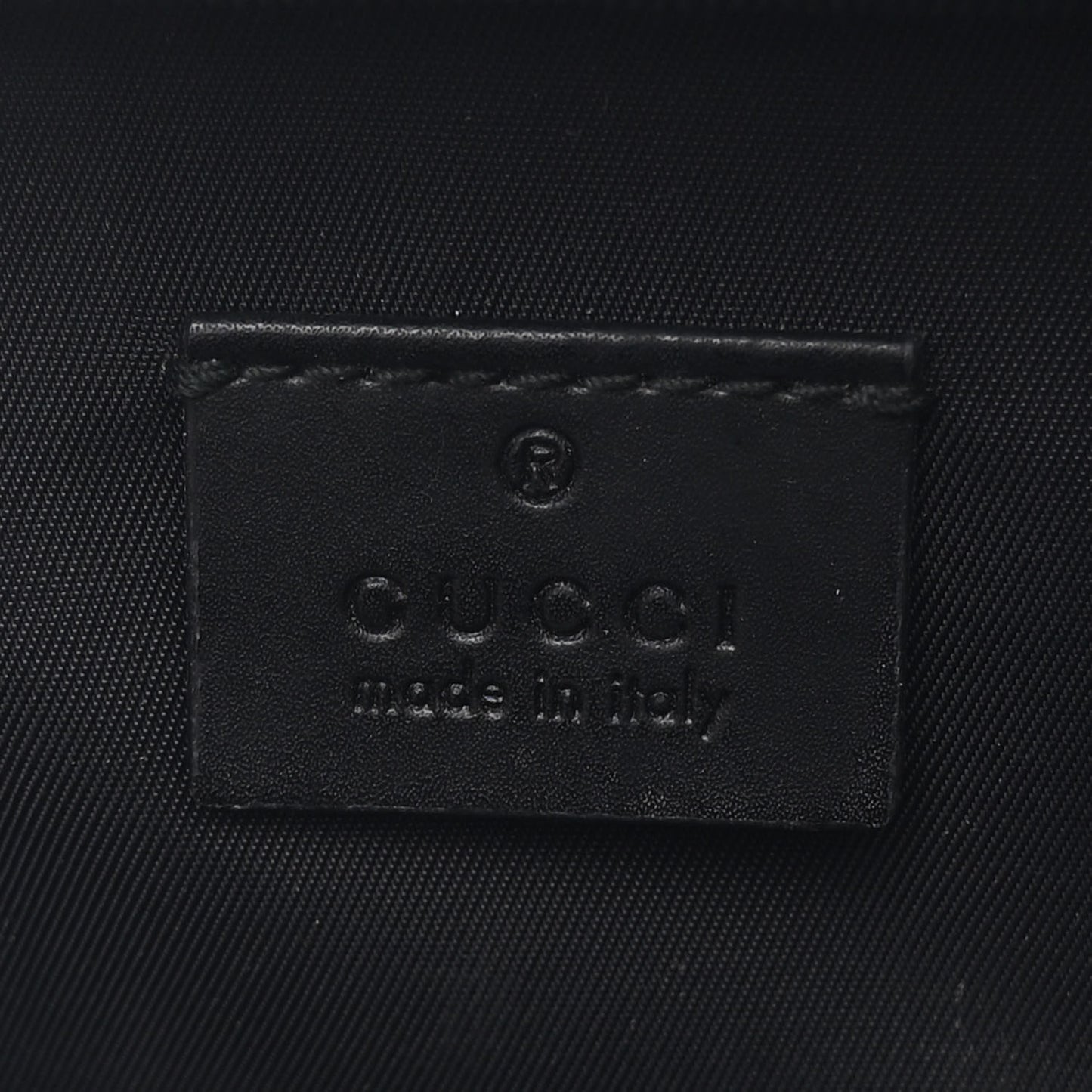 GG Supreme Monogram Web Belt Bag Black