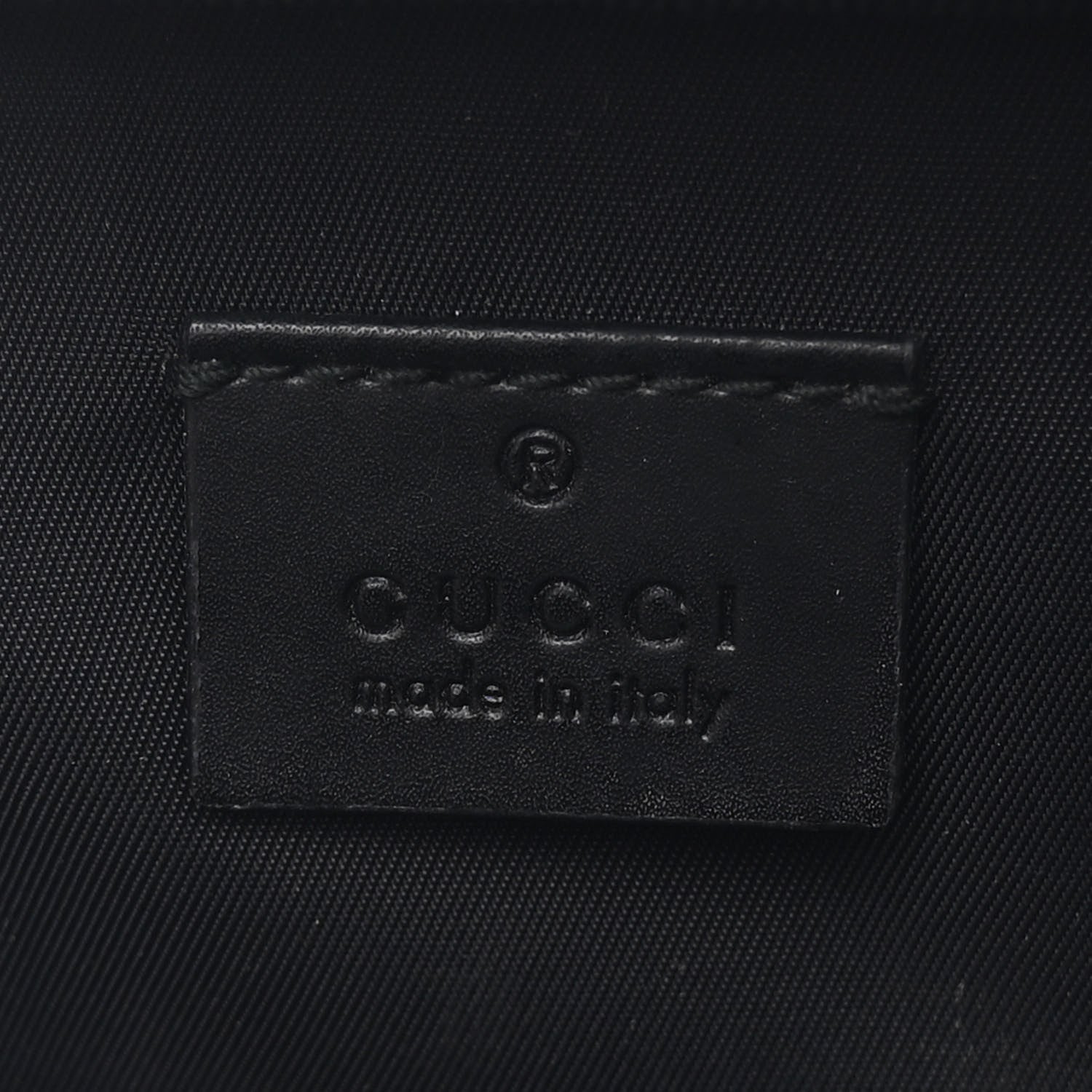 Gucci GG Supreme Monogram Web Belt Bag Black 6 of 16