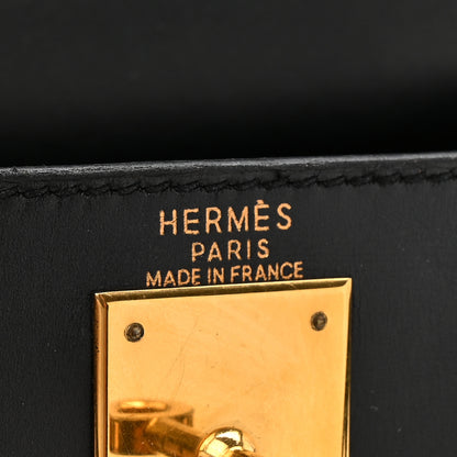 Hermes Box Kelly Retourne 28 Black 6 of 12