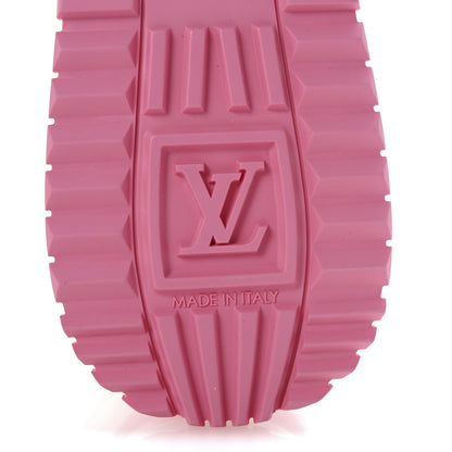 Louis Vuitton Calfskin Monogram Run Away Sneakers 38 White Pink 7 of 10