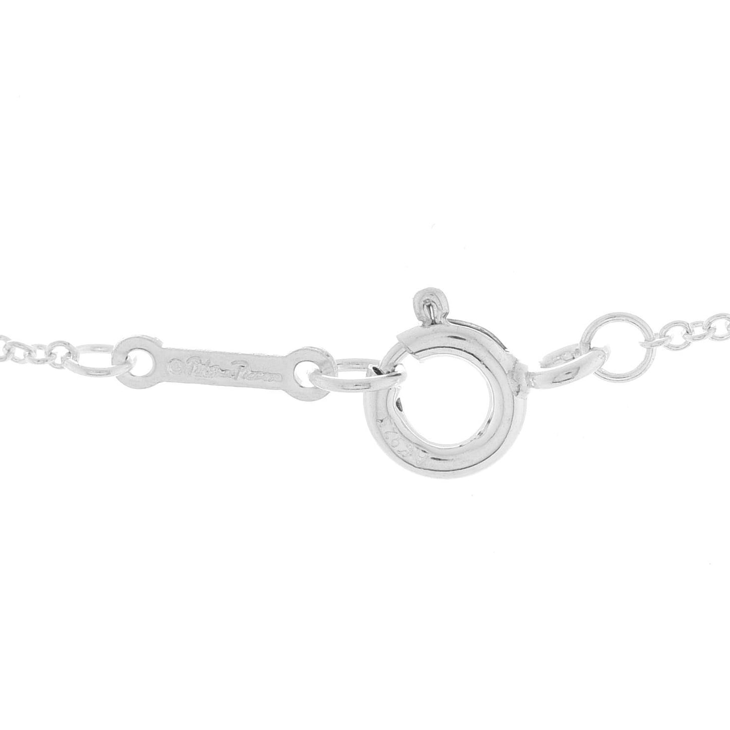 Sterling Silver Paloma Picasso Olive Leaf Heart Pendant Necklace