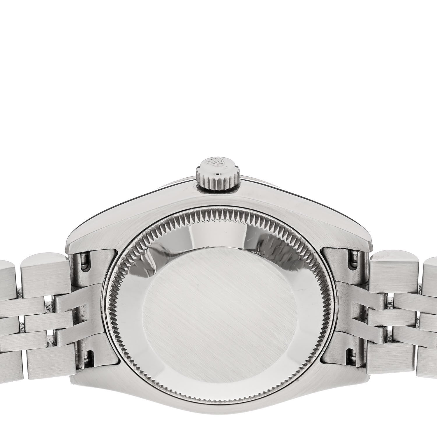 Rolex Stainless Steel 18K White Gold Diamond 28mm Oyster Perpetual Datejust Watch Pink 279174 4 of 4