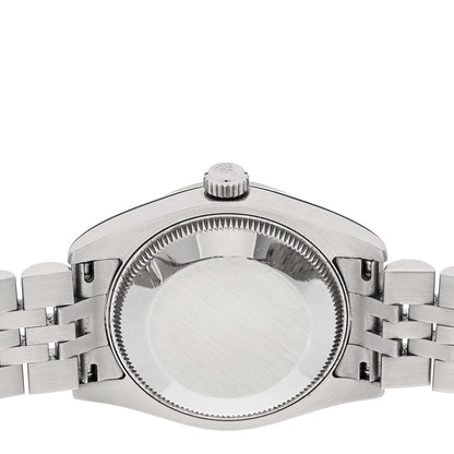 Rolex Stainless Steel 18K White Gold Diamond 28mm Oyster Perpetual Datejust Watch Pink 279174 4 of 4