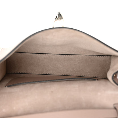 Valentino Garavani Pebbled Calfskin Medium Rockstud Flip Lock Crossbody Bag Poudre 5 of 12