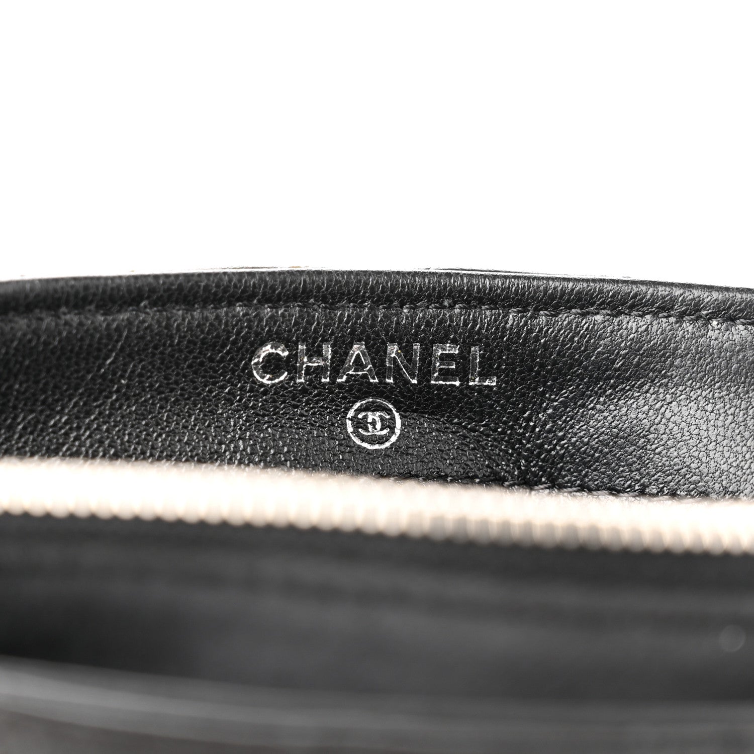 Chanel Lambskin Quilted Crystal Valentine Charms Mini Phone Holder Crossbody Bag Black 7 of 10