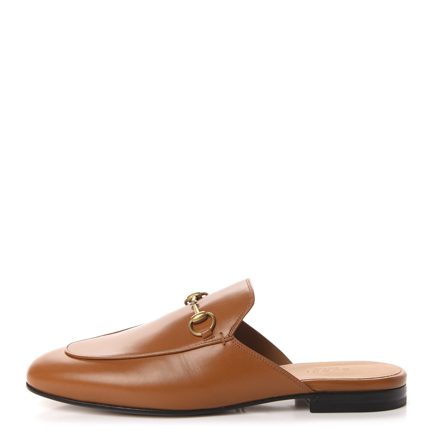 Gucci Malaga Kid Womens Princetown Slippers 38 Cognac 1 of 10