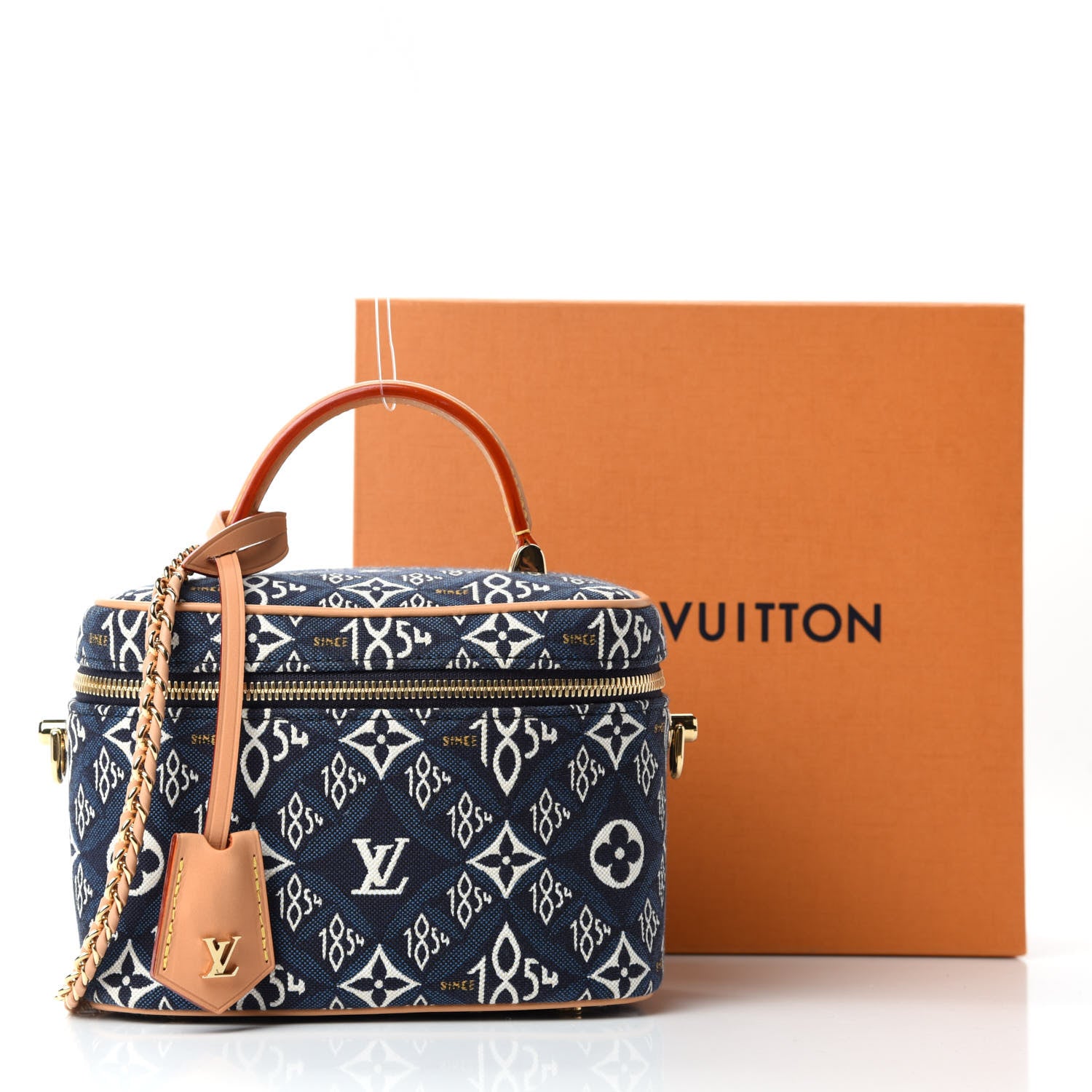 Louis Vuitton Jacquard Since 1854 Vanity PM Blue 13 of 13
