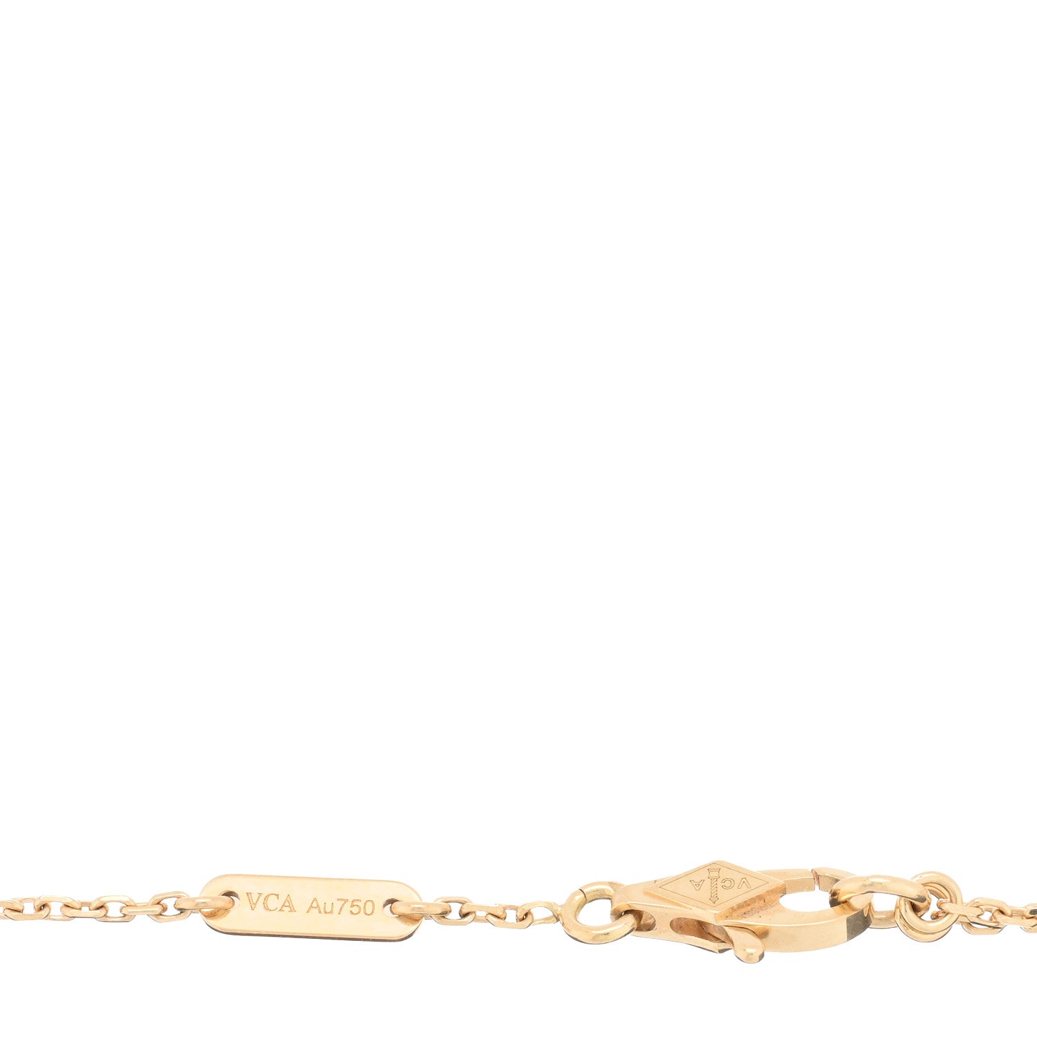 Van Cleef & Arpels 18K Yellow Gold Mother of Pearl Sweet Alhambra Bracelet 3 of 4