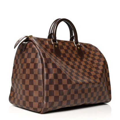 Louis Vuitton Damier Ebene Speedy 35 3 of 12
