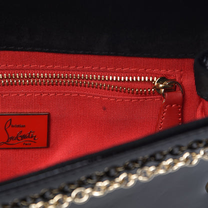 Christian Louboutin Patent Trash Riviera Clutch Black 10 of 12