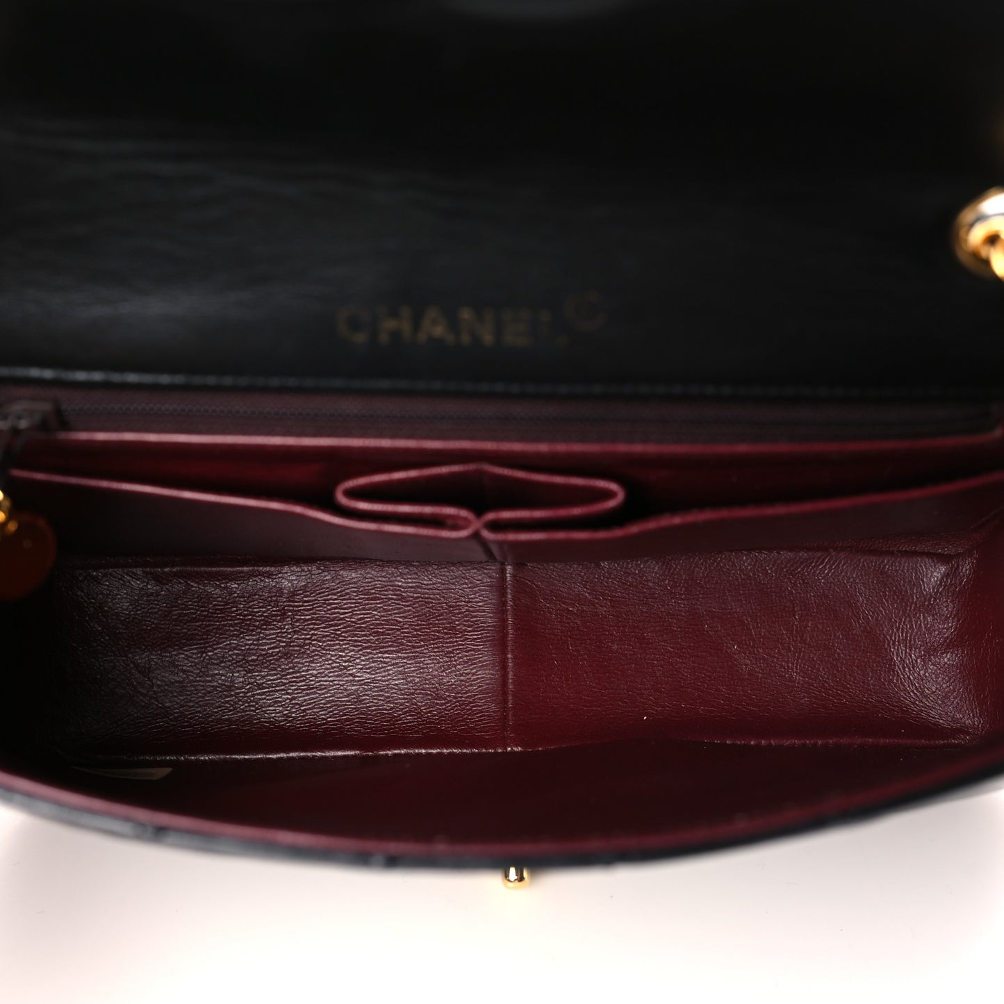 Lambskin Quilted Small Single Flap Black